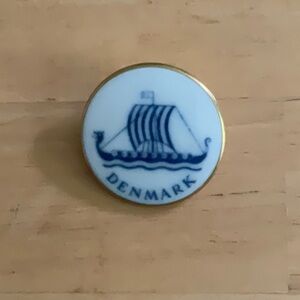 Denmark Viking Ship Pin